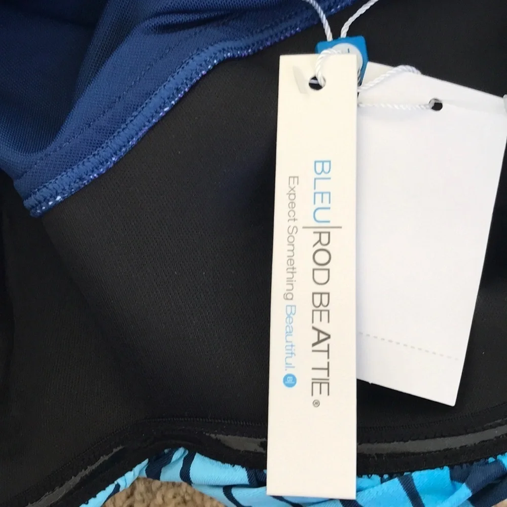 NWT! BLEU ROD Beattie size 8 strapless swimsuit